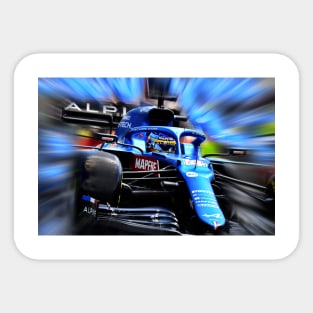 Fernando Alonso F1 Sticker